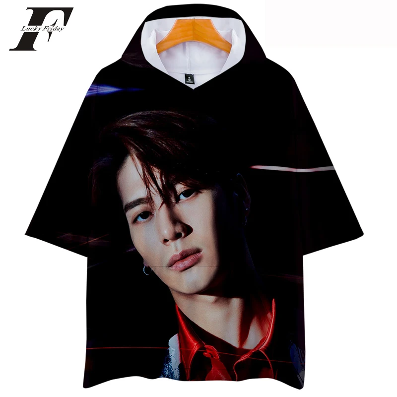 Футболка с капюшоном KPOP GOT7 Jackson футболка 3D принтом для мужчин и женщин в стиле
