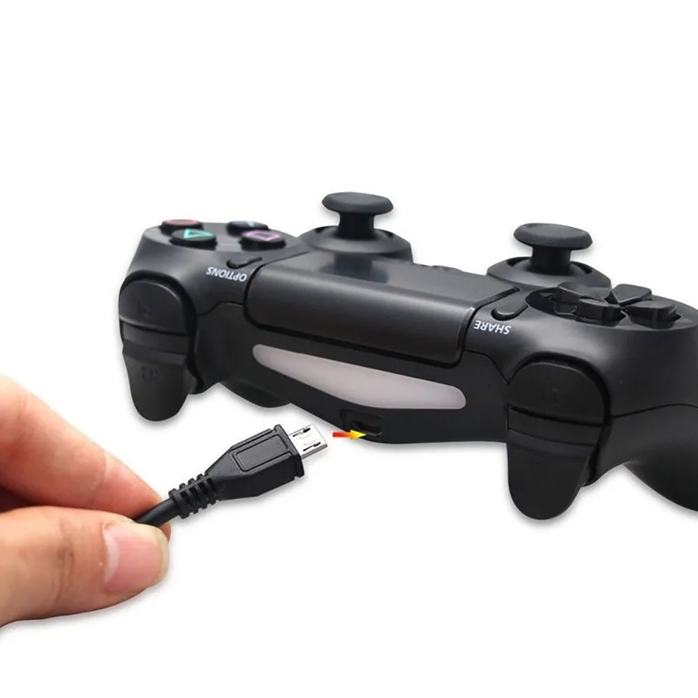 2-in-1-Charging-Data-Cable-USB-Micro-Line-Charger-Cord-For-Sony-PS4-Slim-Game