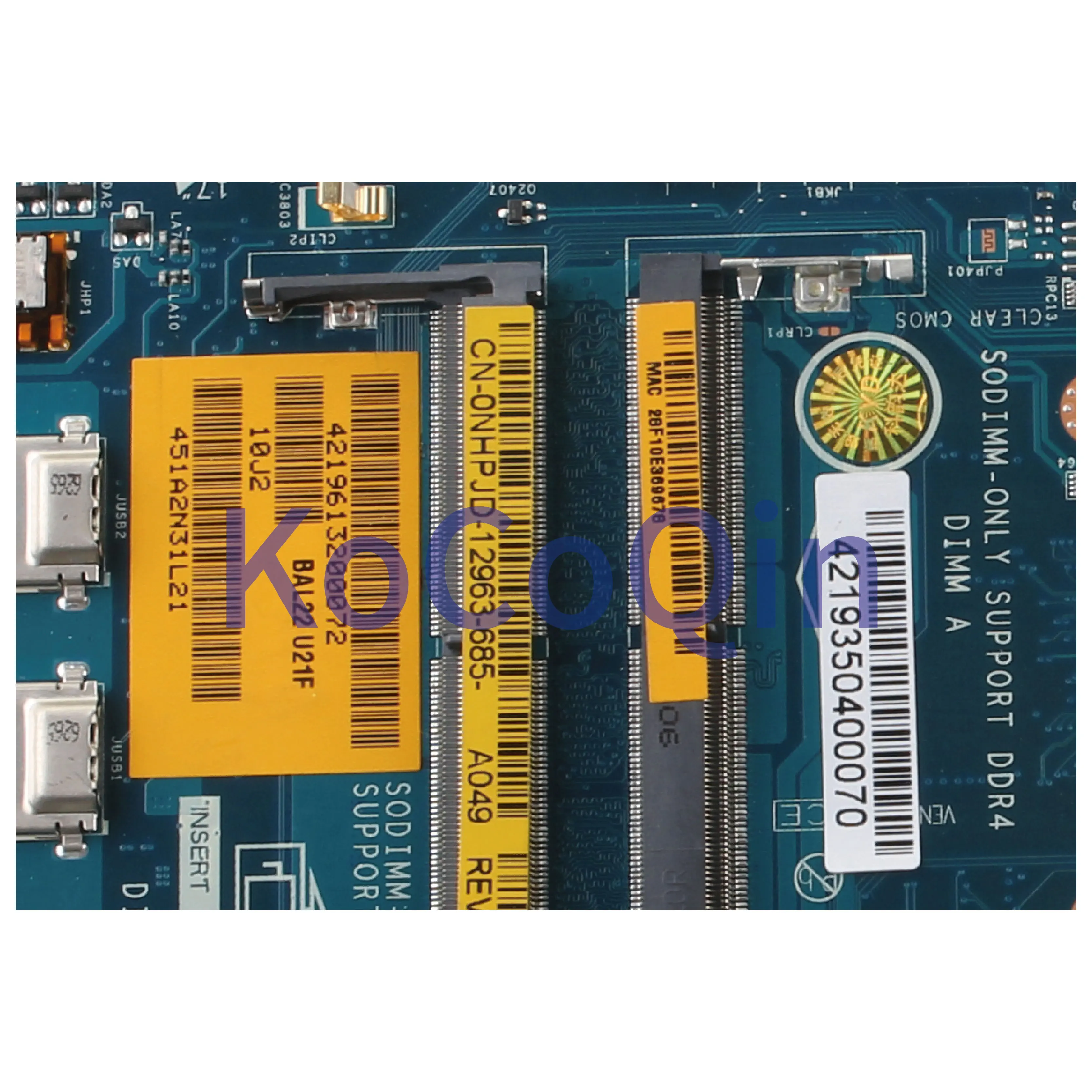  KoCoQin Laptop motherboard For DELL Inspiron 15 5565 5567 E2-9000 EM9000 0NHPJD CN-0NHPJD BAL23 LA-
