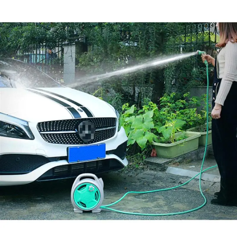 

car wash tool Foldable Water Hose Sprayer Foam Nozzle High Pressure 6 Spary Pattern 44FT Pipe for Car Wash Gardening Pet Shower
