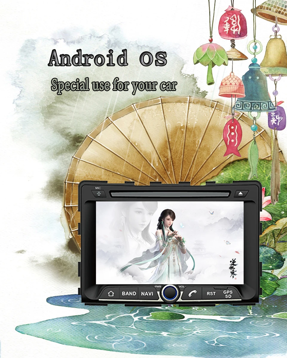Sale Car DVD Multimedia Player For SsangYong RODIUS 2006-2017 Android 9.0 HD 1024*600 Autoradio 3/4G Wifi Dvr Map Gps Navigation 2
