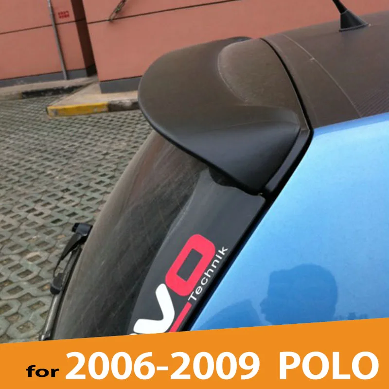 VOE поло ABS Пластик Материал заднее крыло спойлер багажника для Volkswagen Polo 2006 2007 2008 2009