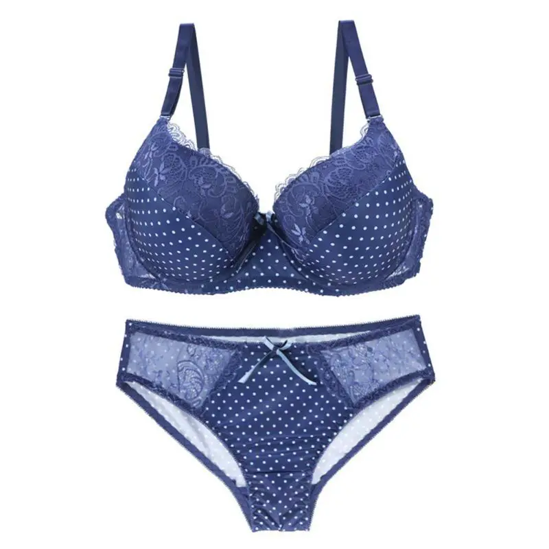 Sexy Women bra set lace underwear Ladies Bras and Panty set Plus size