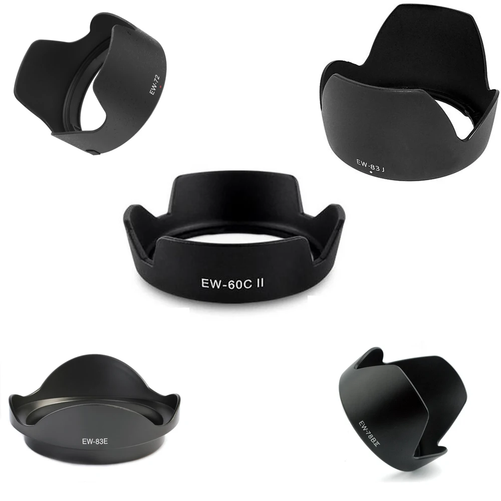 10 шт. крышка для камеры EW-60C II EW-72 EW-73B кожух линзы в виде цветов Canon EW-83E 18-55 мм f/3 5-5 6 IS