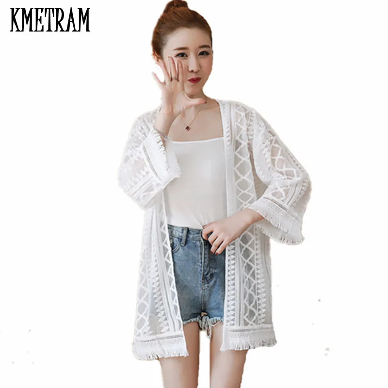 KMETRAM 2018 New Summer Beach Cardigans Women Knitted Rebecas Mujer ...