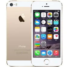 Разблокирована Apple IPhone 5S 16 ГБ 32 ГБ ROM IOS золотой GPS GPRS A7 IPS Восстановленное