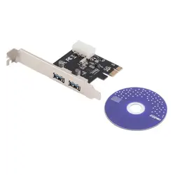 Профессиональный LT106 PCI-Express карта PCI-E к USB 2,0 USB 3,0 порт PC адаптер расширения карты 4pin разъем для Vista для Win 7