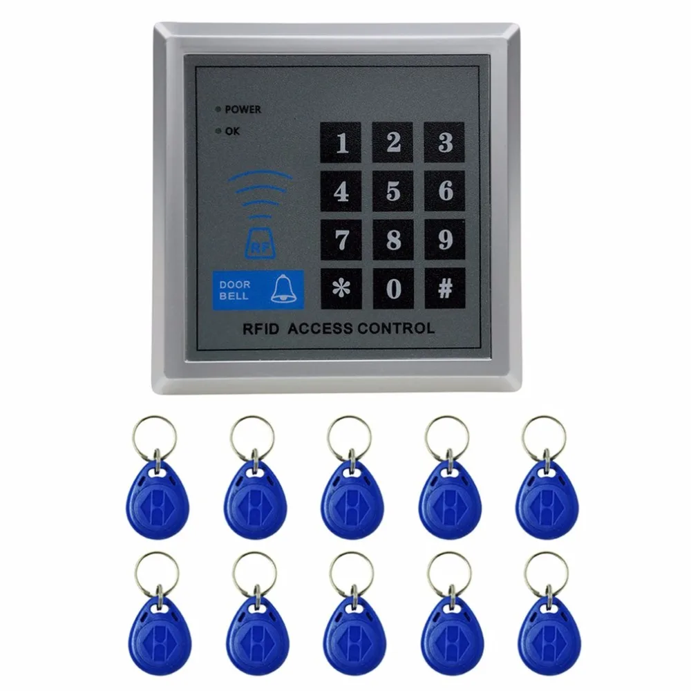 

Rfid Reader Copier Nfc Reader Module 125KHZ Keypad 10 Frequency Rfid Writer Rfid Door Key Programmer Duplicator Digital Keyboard