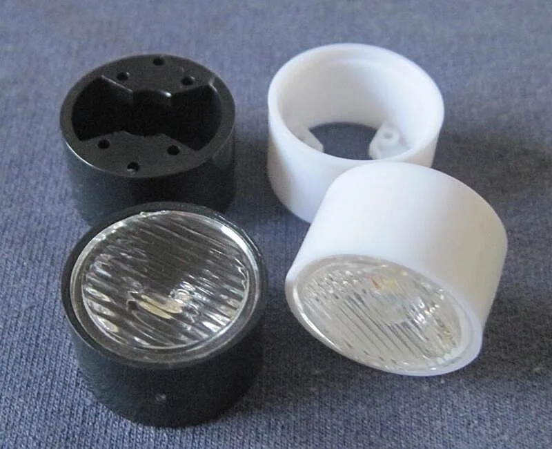 

#BIPL-20 High quality Led Lens Sets, Lens Diameter: 20mm, Holder Size: 22X13mm, 60 degree, Stripe Surface, PMMA