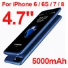 for iphone 6 6s 7 Чехол для аккумулятора для iphone 6, 6 s, 7, 8, внешний аккумулятор, чехол для iphone 6, 6 s, 7, 8 Plus, внешний аккумулятор, чехол для зарядного устройства для iphone 6 s - Цвет: for iphone 6 6s 7