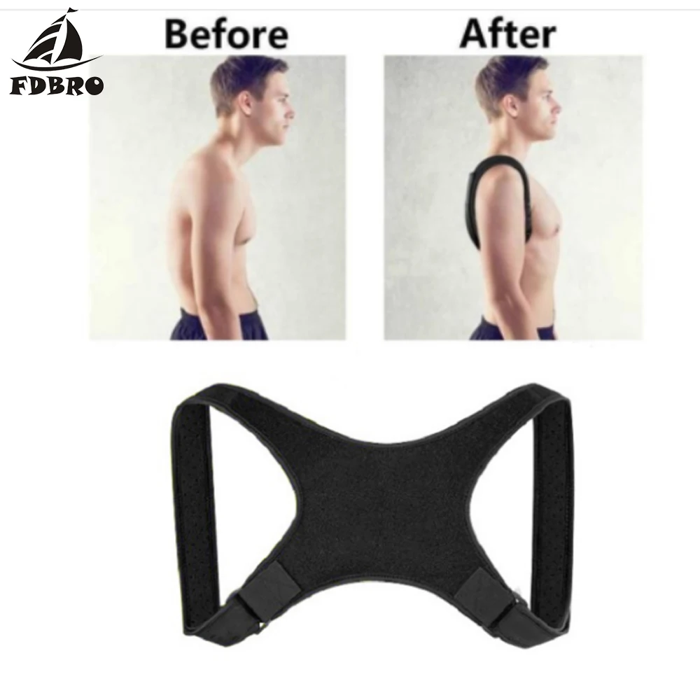 

FDBRO Spine Posture Corrector Protection Back Shoulder Posture Correction Band Humpback Back Pain Relief Corrector Brace