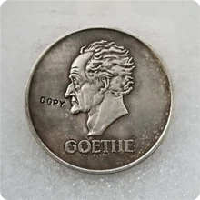 1932G Germany 5 Reichsmark Johann Goethe Coin COPY FREE SHIPPING