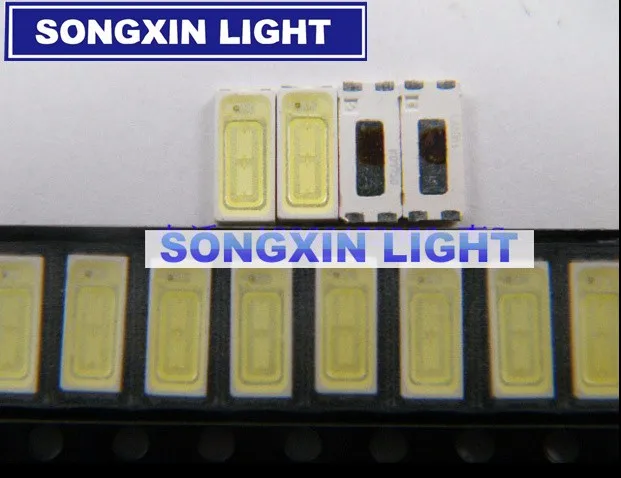1000 шт. Сеул светодиодный Подсветка 1 Вт 7030 6 В холодный белый 90-100LM ЖК-дисплей Подсветка для ТВ Применение STWBX2S0E