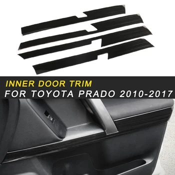 

For Toyota Prado 2010-2019 Car Styling Inner Door Window Cover Frame Trim Sticker Interior Accessories
