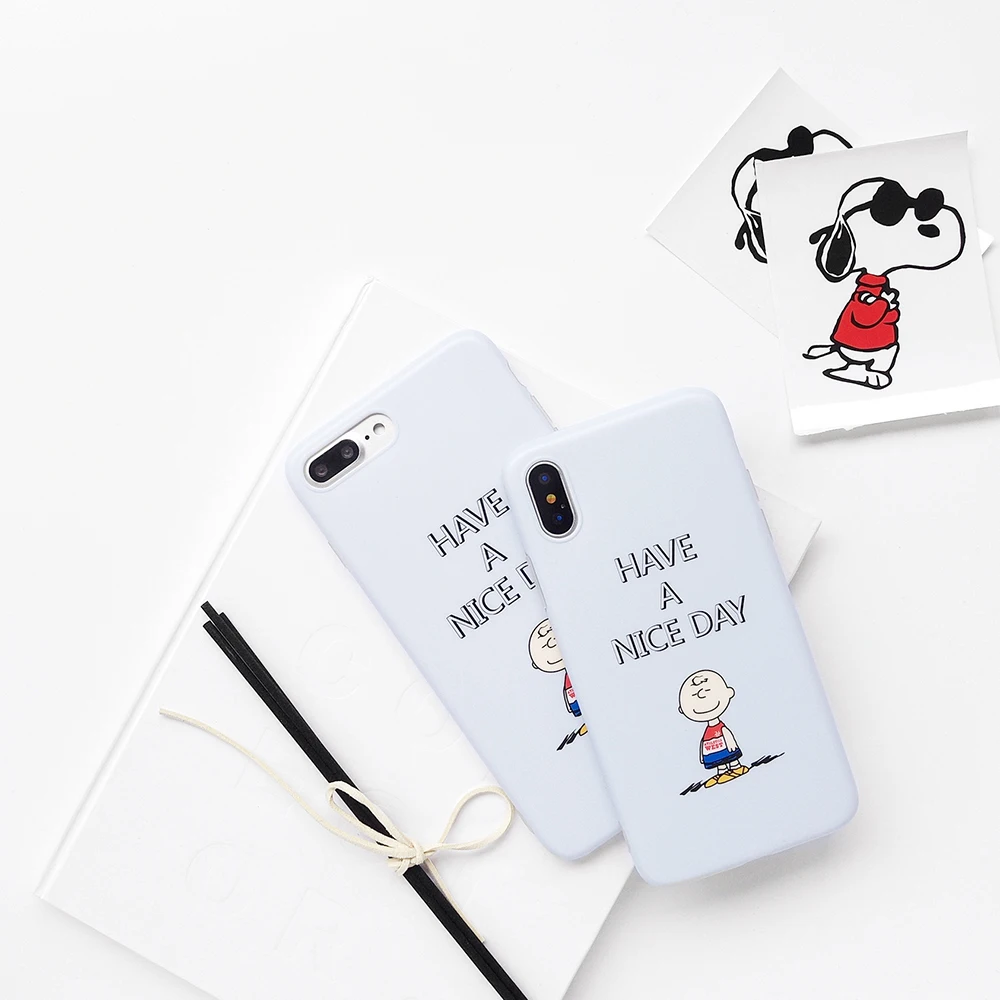 

Have a Nice Day Quotes & Messages Soft Tpu Matte Patterned Case For Iphone 7 8 Plus 6 6splus x Xr Xs Max Case