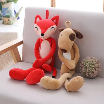 

Soft Down Cotton Long-Legged Fox Doll Long Legged Dog Plush Toy Grab Machine Doll Wholesale Stuffed Animals Surrounding Gifts