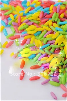 

Freee shiiping !!!!1000pcs mixed color rice beads fit vial pendant