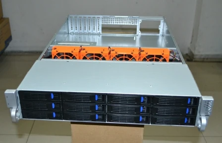 2U2412 12 Disk Hot Swap Storage Server Case