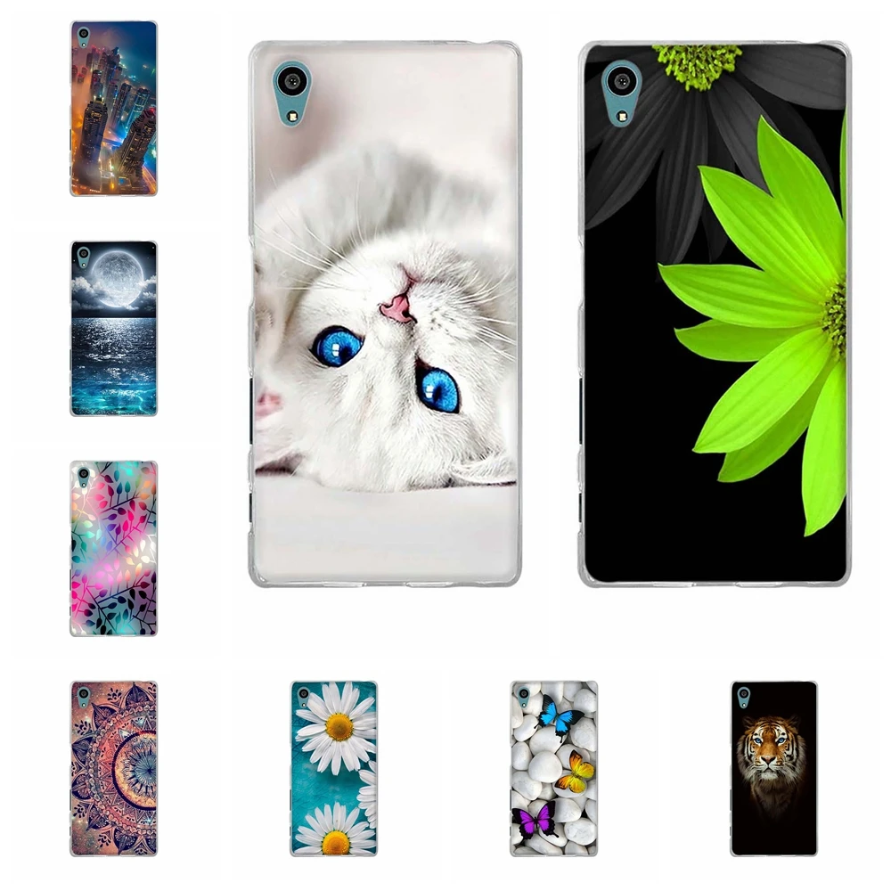 

For Sony Xperia Z5 Cover Ultra Slim Soft Silicone TPU For Sony Xperia Z5 Z 5 Case Angel Patterned For Sony Xperia Z5 Shell Bag