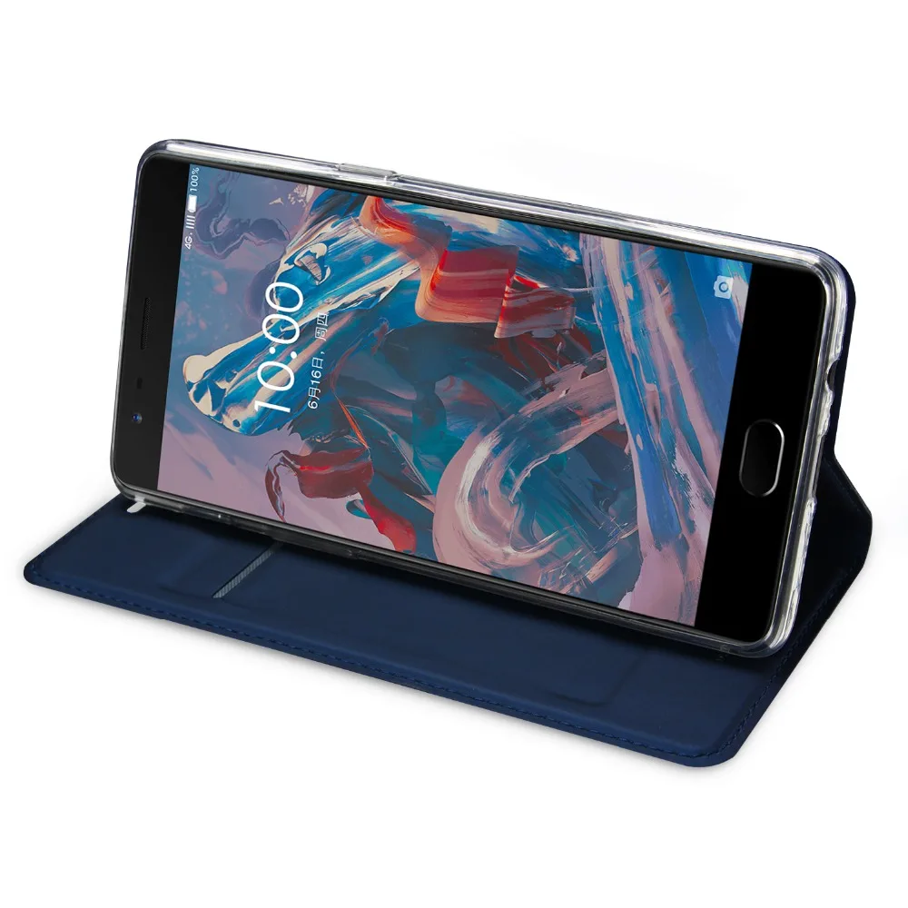 Роскошный кожаный чехол для Oneplus 5 3T 3 книжка бумажник One plus с держателем карт|leather