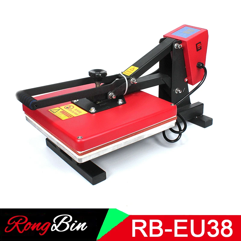 

38x38CM RB-EU38 High Pressure Heat Press Machine T-shirt Printing Machine Sublimation Cloth Phone Case Puzzle Mouse Pad Glass