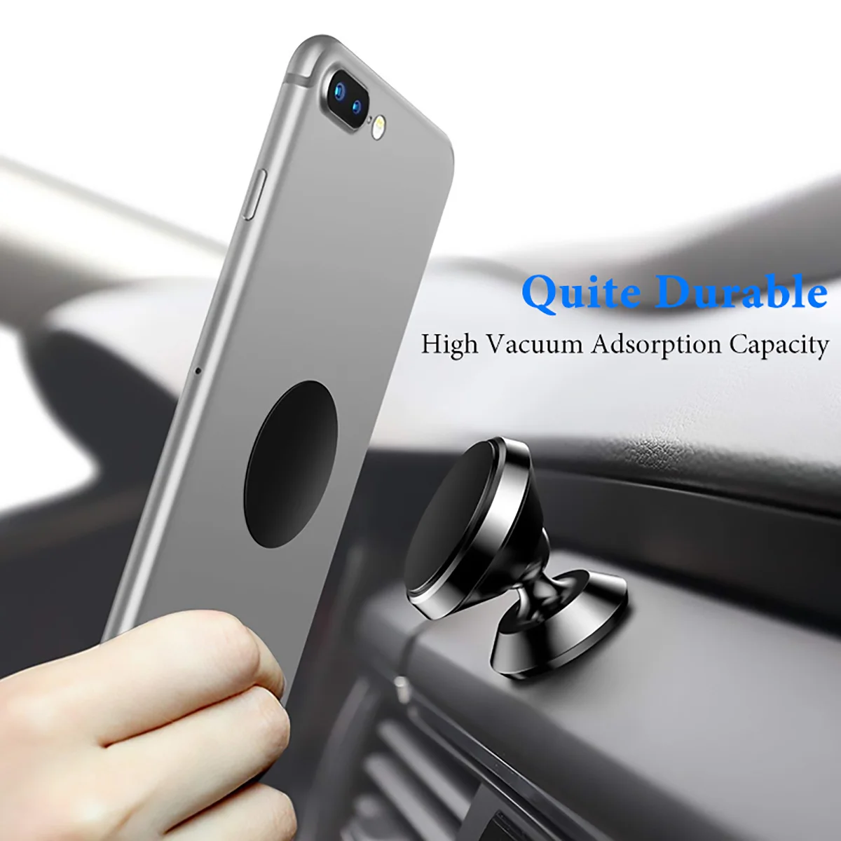 Car Magnetic Bracket Metal Plate Car Disk Magnet Plate Ultra-Thin Sticker Magnetic Phone Bracket GPS Universal Accessories