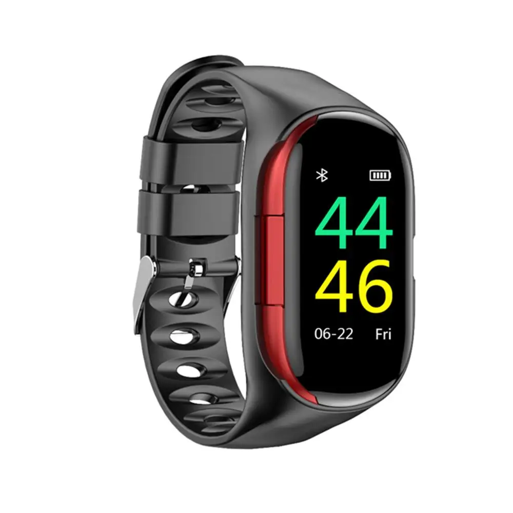 

T88 Smart Bracelet Bluetooth Earphone TWS stereo headphones AI Smart Watch Heart Rate Sleep Monitor Blood pressure