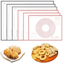 Силиконовый коврик для выпечки теста с антипригарным покрытием подкладка для замешивания теста листа жаропрочной пицца Паста чайник Кондитерские Кухня инструмент торта выпечка пирожных макарон