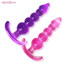 Sex Shop Silicone Butt Beads Anal Dildo Plug Prostate Massager Beads Erotic Anal Plug Adult Products Sex Toys for Men Women Gay
