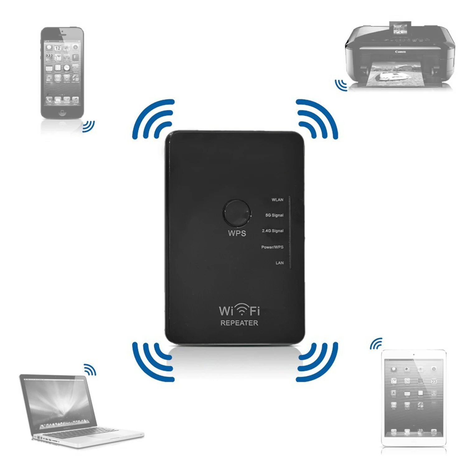 NOYOKERE IEEE 802.11n/b/g 300Mbps Wireless Wifi Repeater Extender