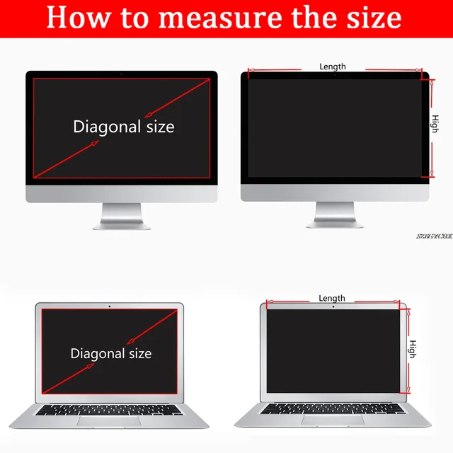 22 inch (474mm*296mm) Privacy Filter LCD Screen Protective film For 16:10 Widescreen Computer Laptop Notebook PC Monitors
