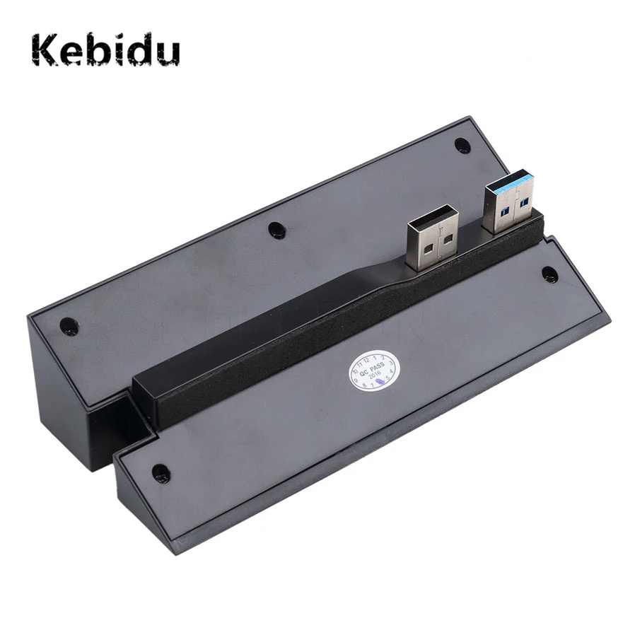 

kebidu USB Hub PS4 Power Charger Accessories 3.0 HUB 4 Port USB 2.0 High Speed Adapter for Playstation 4 PS4 Game Console