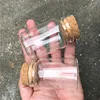 80ml Glass Bottles With Cork Small Transparent Mini Empty Glass Vials Jars Container Clear Food Botlles Eco-Friendly 12pcs/lot 6