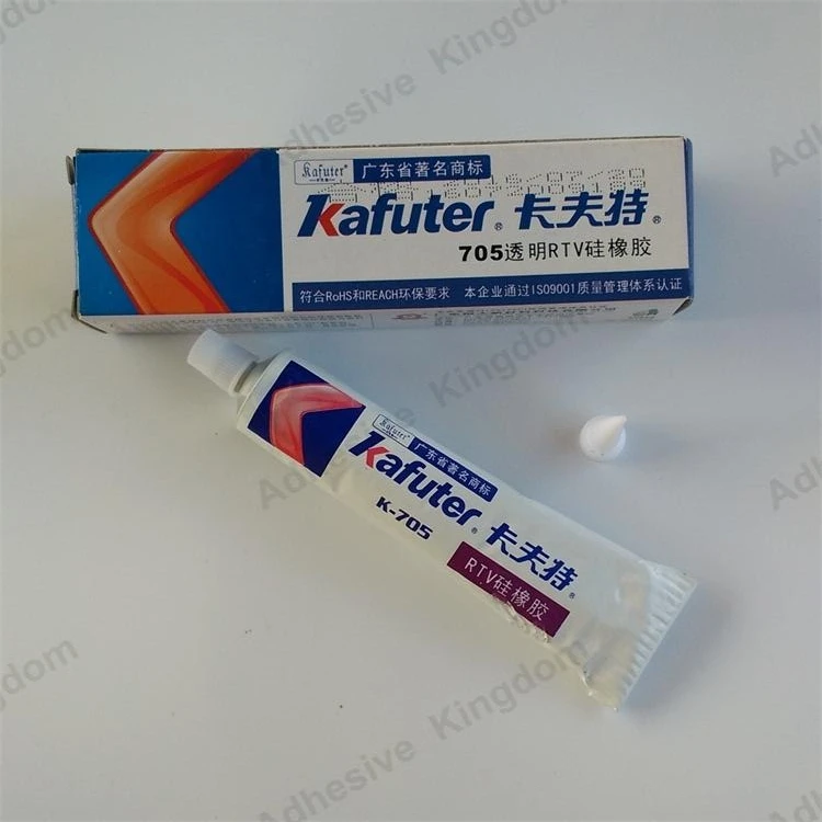 5 шт. Kafuter 45 г K-705 прозрачный силиконовый каучук RTV электронные специальные силиконовые герметик высокой температуры
