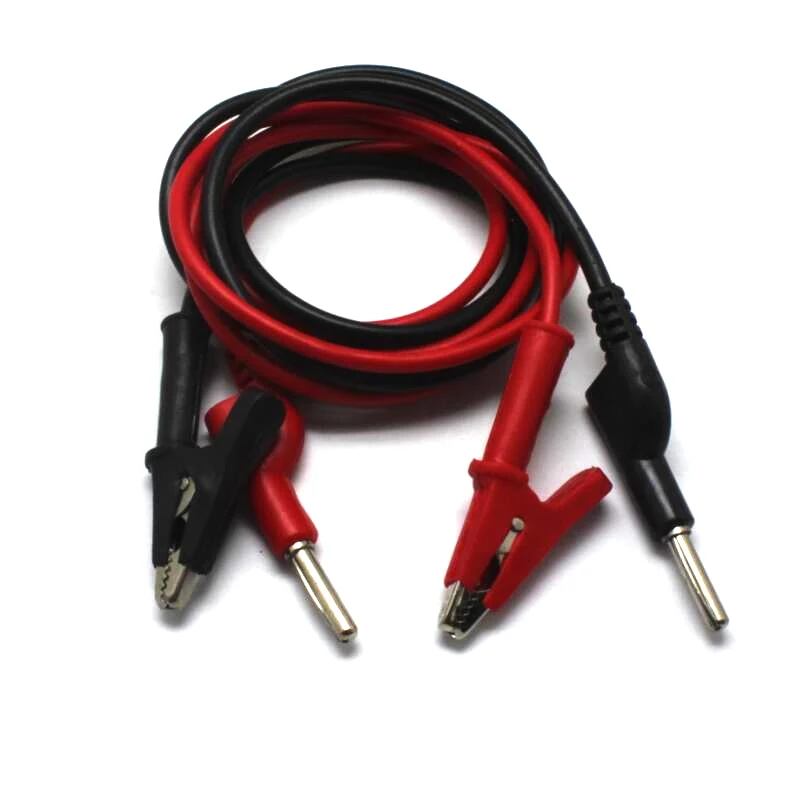 High Voltage Test Silica Gel Wire Lead Line Banana Plug to Crocodile