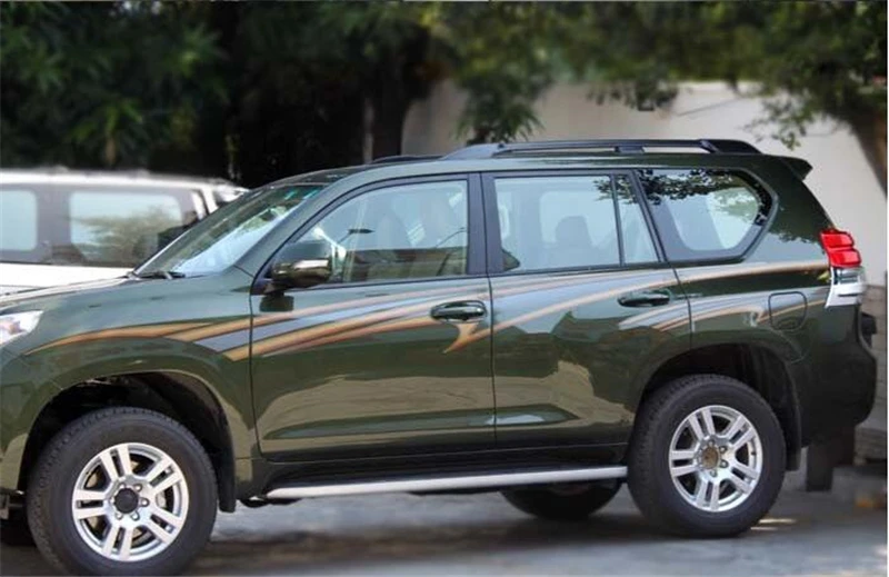Высокое качество багажник на крышу для Toyota Land Cruiser Prado FJ150 2010-2013 авто топ багажные стойки рельсы Перевозчик баров алюминиевый сплав