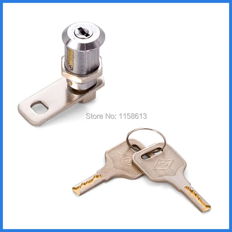 10 pieces 30mm keyed alike high security anti drill cylinder cam lock