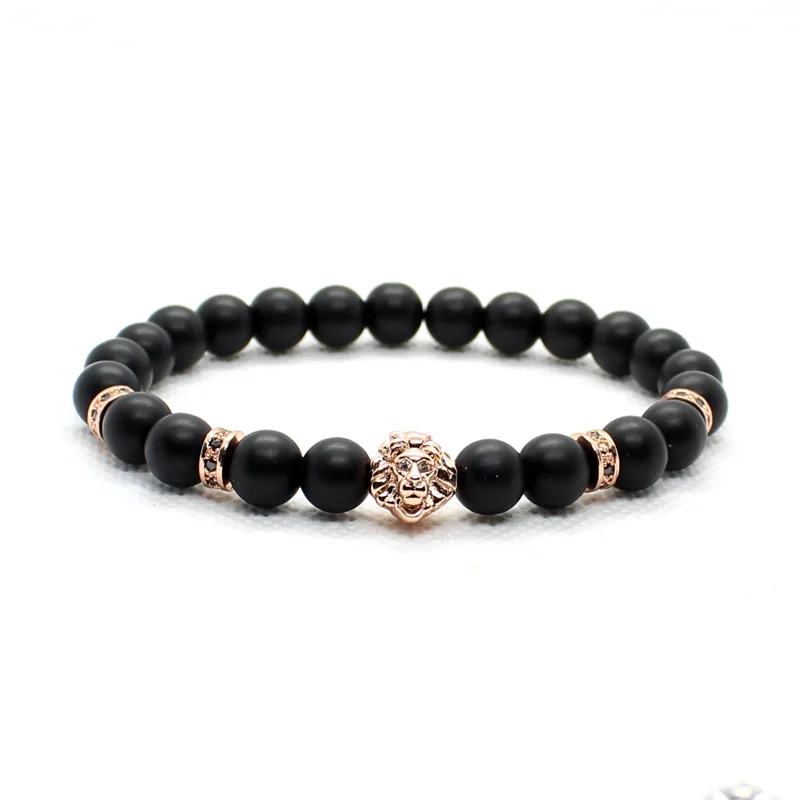 Лев мужские браслеты из бисера Bileklik ювелирные браслеты для женщин Pulseira Bijoux Homme повязки мужские s Bizuteria аксессуары Mujer новинка