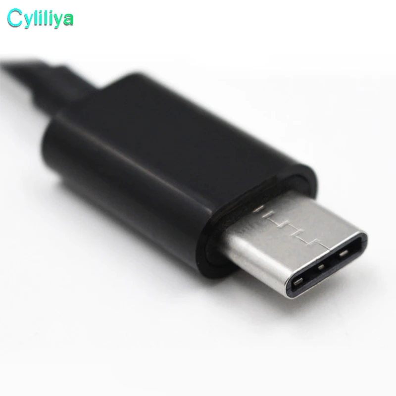 type C OTG usb-адаптер, кабель 3,1 type-C штекер USB 3,0 A Женский OTG адаптер для кабельного шнура Белый/Черный 16,5 см