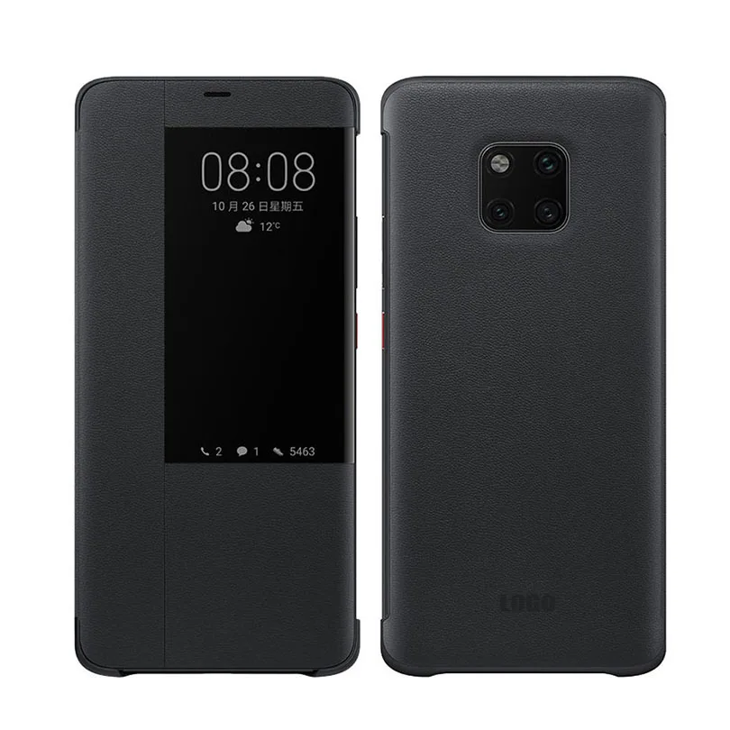 Официальный умный чехол книжка из искусственной кожи для HUAWEI Mate 20 Pro HM22|Бамперы| |