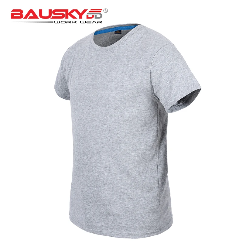 Новое поступление, Мужская Рабочая футболка, рабочая рубашка с коротким рукавом, ледяная хлопковая ткань, охлаждающая летняя, серая, черная, синяя