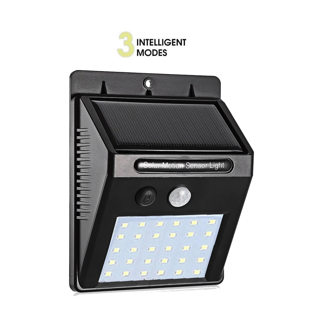 

1-10pcs 30 LED Solar Power Garden Light Outdoor PIR Motion Sensor Solar Wall Light Emergency Security Solar Lamp Night spotlight