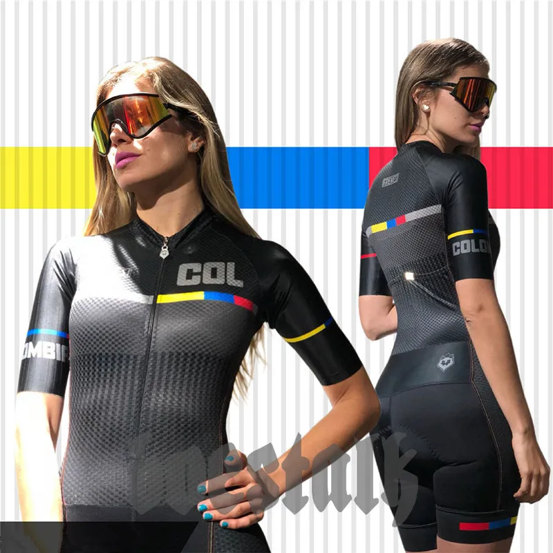 Pro team triathlon body suit Brazil women bike skinsuit frenesi swimsuit roupa ciclismo feminina swimwear running suit custom