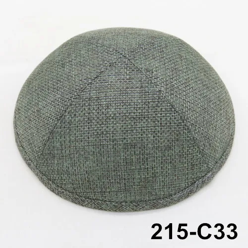 Kippot JewishYarmulke Kippah Kipa 19 см Skullies Gunny Beanies шляпа-Кепка с черепом - Цвет: 215c33