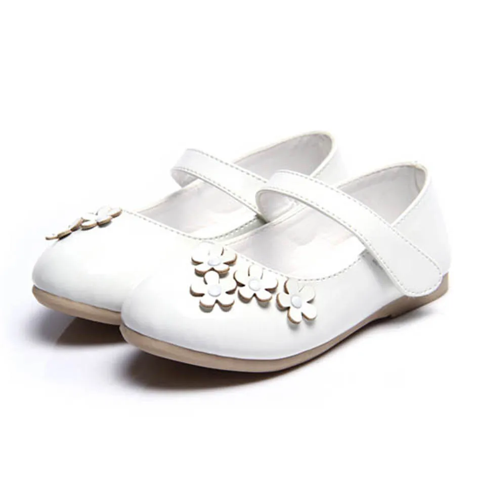 2016 Spring Flowers Kids Girls Flats Shoes Toddler Girls Ballet Shoes