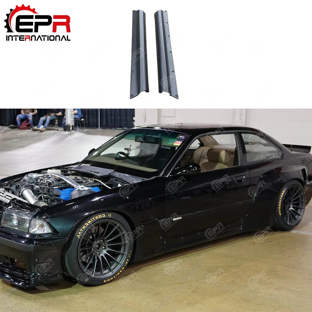 Для BMW E36 купе 2Dr RB Style FRP боковая юбка из стекловолокна удлиняющая дверь тюнинг