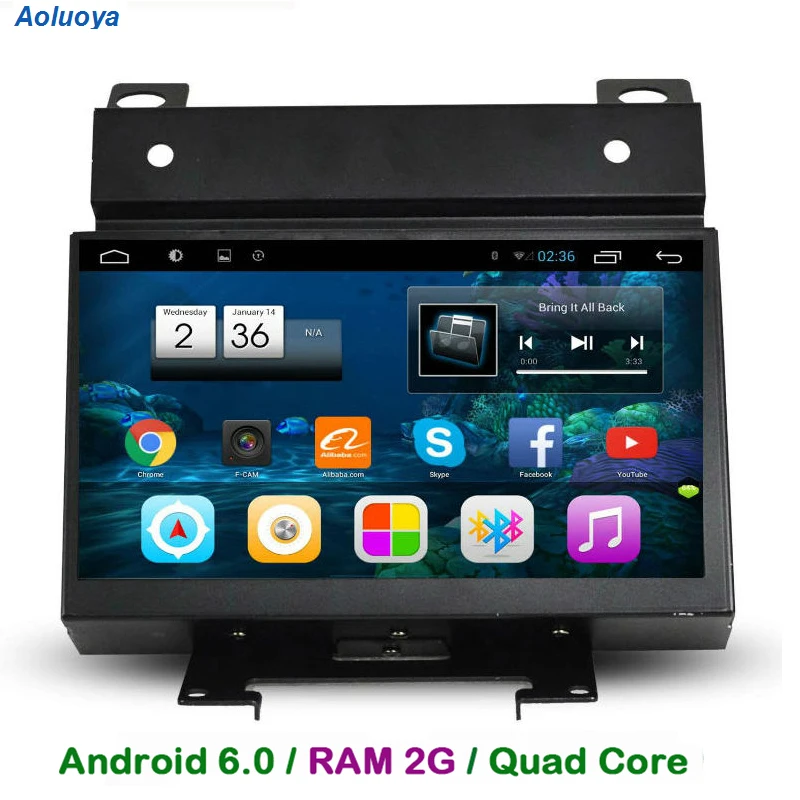 Aoluoya RAM 2 Гб Android 6 0 Автомобильный DVD GPS плеер для Land Rover Freelander II 2007 2012 радио навигация