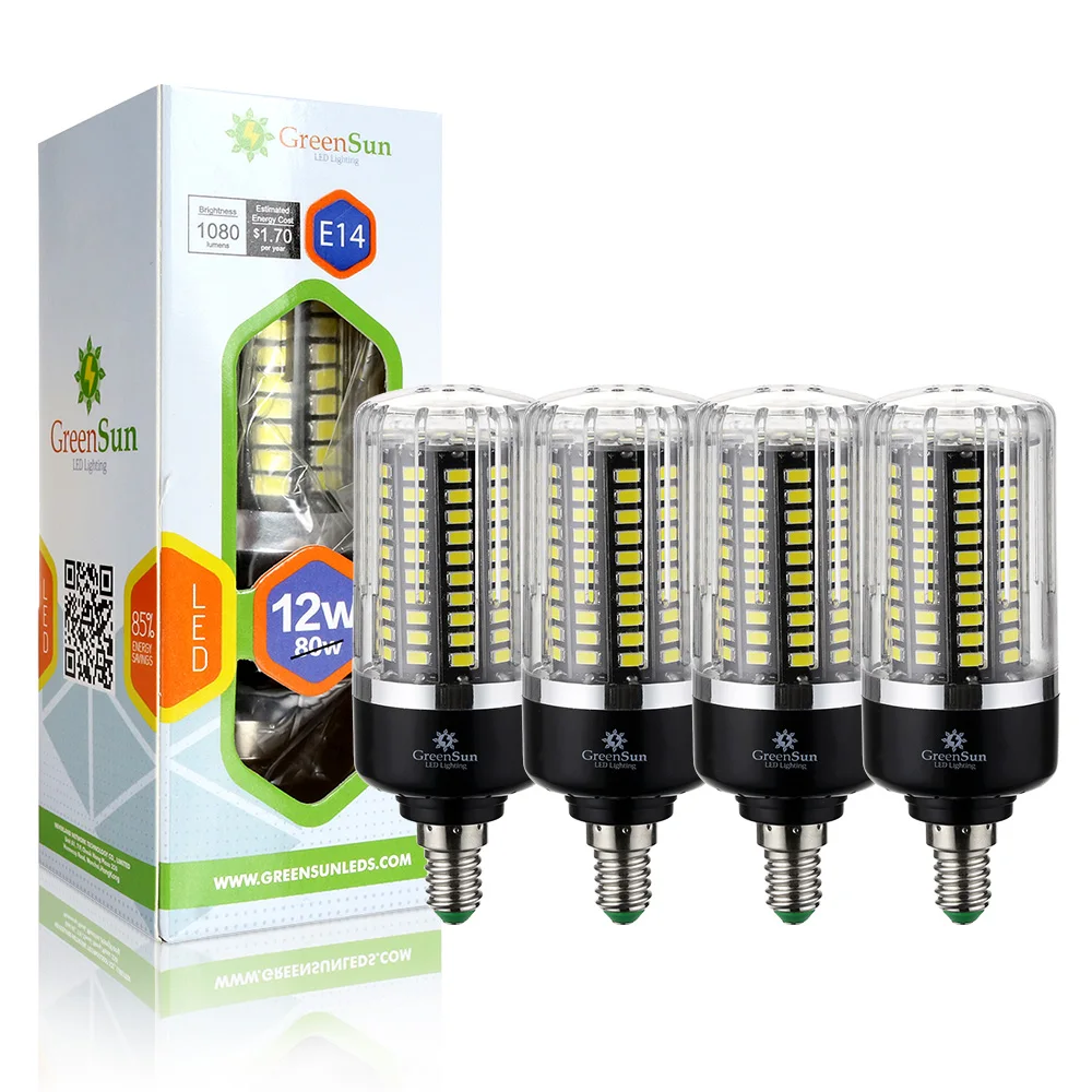 4 шт. Смарт IC E14 115X5736 SMD светодиодный светильник 12 Вт люменов 85 265 в