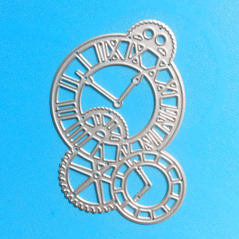 Ylcd773 Clock Metal Cutting Dies For Scrapbooking Stencils Diy Album ...