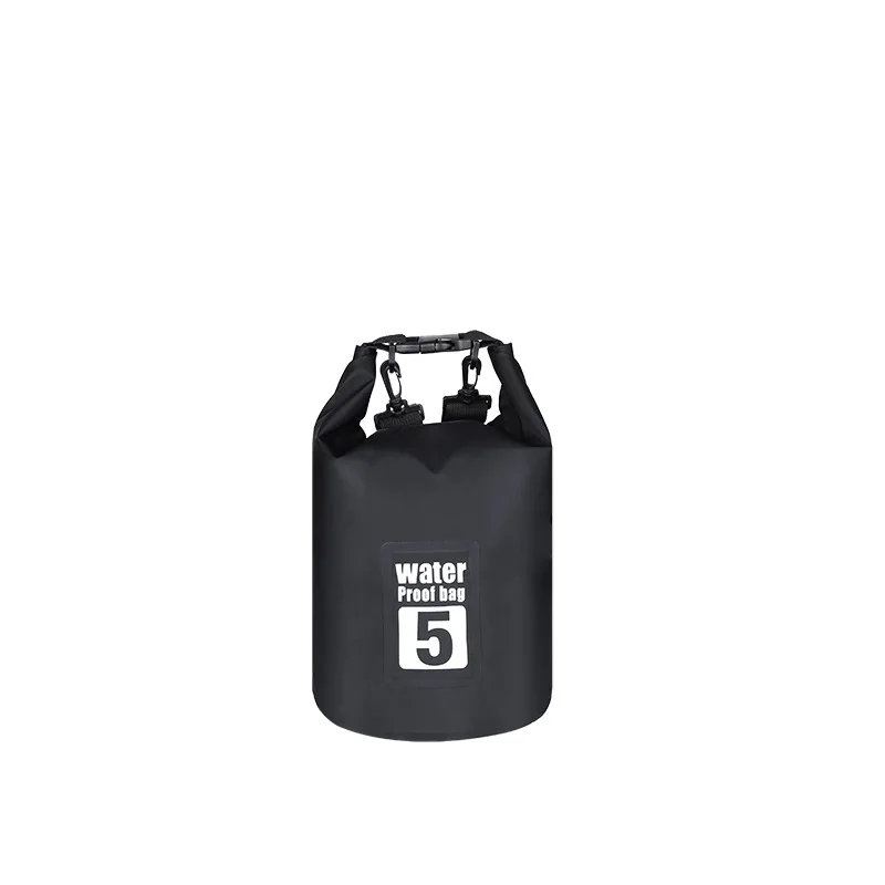 5L BLACK 5L/10L/20L/30L водонепроницаемые сумки для хранения, сухой мешок, сумка для каноэ, каяк, рафтинг, Спорт на открытом воздухе, сумки для плавания, дорожный набор, рюкзак - Цвет: 5L BLACK